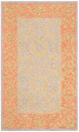 Safavieh Suzani Szn105A Orange / Silver Rugs.