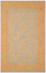 Safavieh Suzani Szn105A Orange / Silver Rugs.