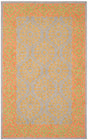 Safavieh Suzani Szn105A Orange / Silver Area Rug