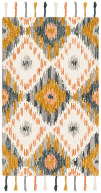 Safavieh Suzani Szn201A Ivory / Gold Ikat Area Rug