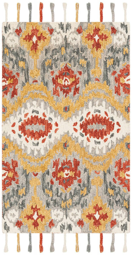 Safavieh Suzani Szn202A Grey / Gold Rugs.