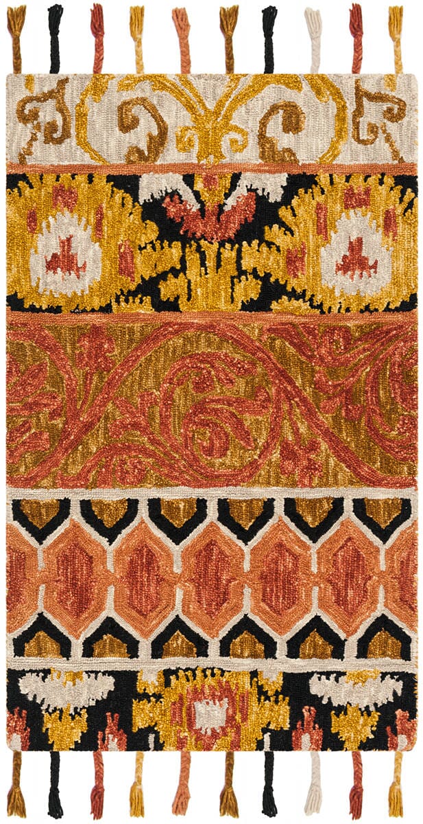 Safavieh Suzani Szn203A Rust / Gold Rugs.
