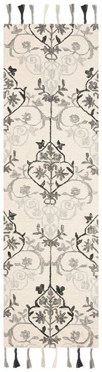 Safavieh Suzani Szn204A Ivory / Grey Damask Area Rug