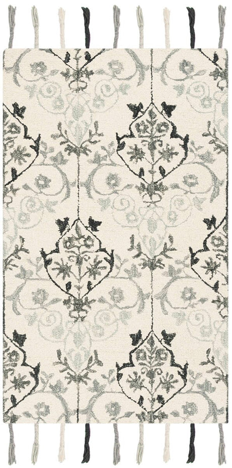 Safavieh Suzani Szn204A Ivory / Grey Rugs.