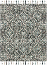 Safavieh Suzani Szn206A Grey / Light Blue Rugs.