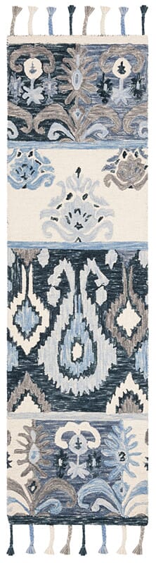 Safavieh Suzani Szn208A Blue / Ivory Moroccan Area Rug