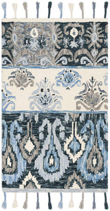 Safavieh Suzani Szn208A Blue / Ivory Rugs.