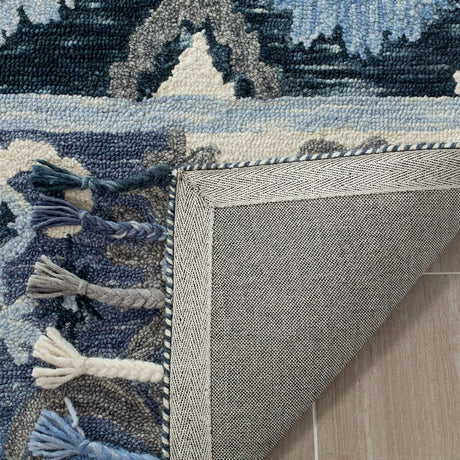 Safavieh Suzani Szn208A Blue / Ivory Rugs.