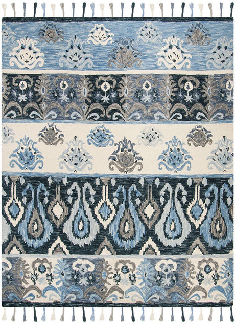 Safavieh Suzani Szn208A Blue / Ivory Rugs.