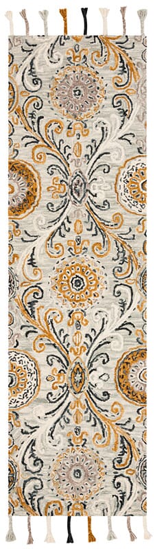 Safavieh Suzani Szn209A Light Green / Ivory Rugs.