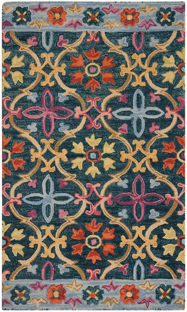 Safavieh Suzani Szn310A Blue / Multi Rugs.