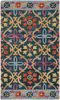 Safavieh Suzani Szn310A Blue / Multi Bohemian Area Rug