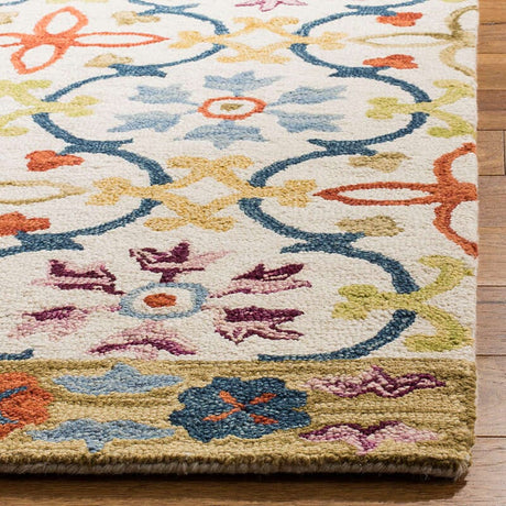 Safavieh Suzani Szn310B Ivory / Multi Rugs.