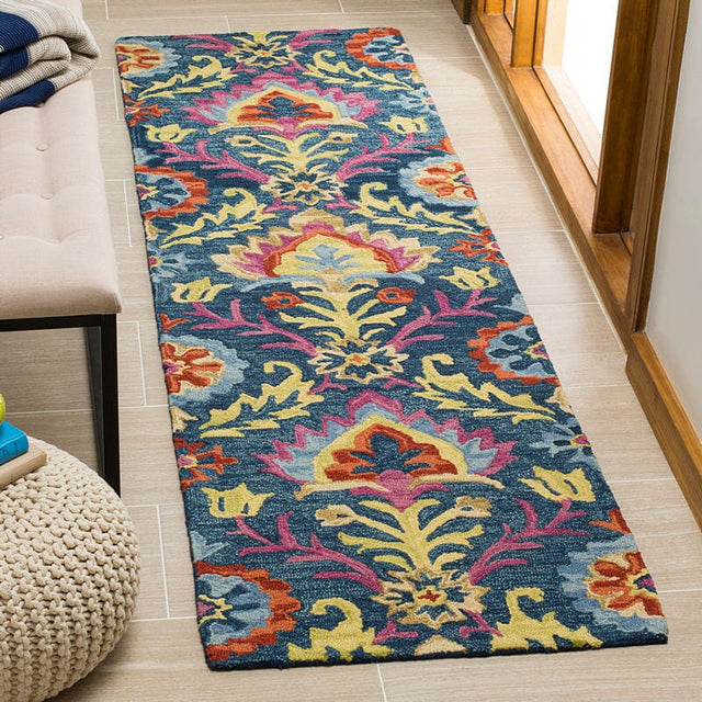 Safavieh Suzani Szn312A Blue / Multi Ikat Area Rug