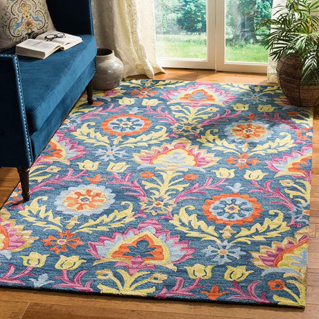 Safavieh Suzani Szn312A Blue/Multi Rug.