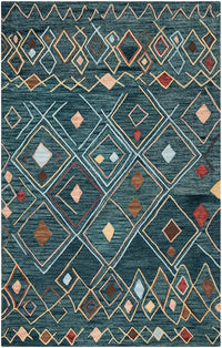 Safavieh Suzani Szn314A Dark Blue / Multi Moroccan Area Rug