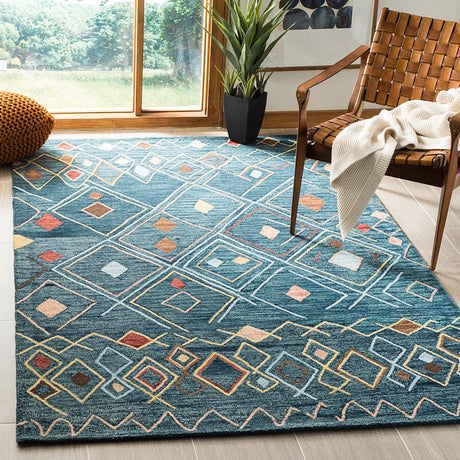 Safavieh Suzani Szn314A Dark Blue/Multi Rug.