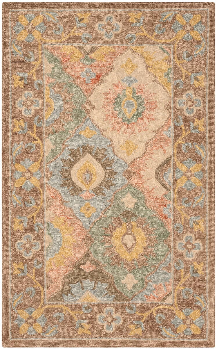 Safavieh Suzani Szn317A Ivory / Multi Area Rug