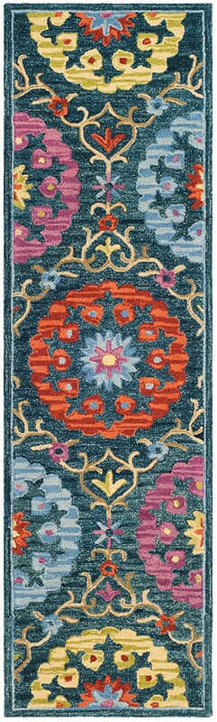 Safavieh Suzani Szn328A Blue / Multi Rugs.