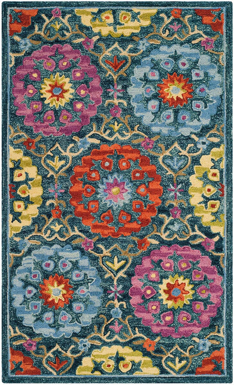 Safavieh Suzani Szn328A Blue / Multi Rugs.