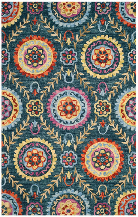 Safavieh Suzani Szn374A Blue/Multi Rug.