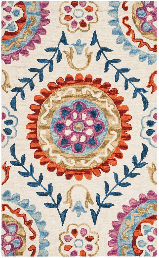 Safavieh Suzani Szn374B Ivory/Multi Rug.