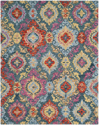 Safavieh Suzani Szn376A Blue / Multi Ikat Area Rug