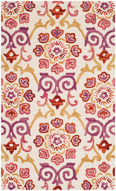 Safavieh Suzani Szn377A Ivory / Rust Rugs.