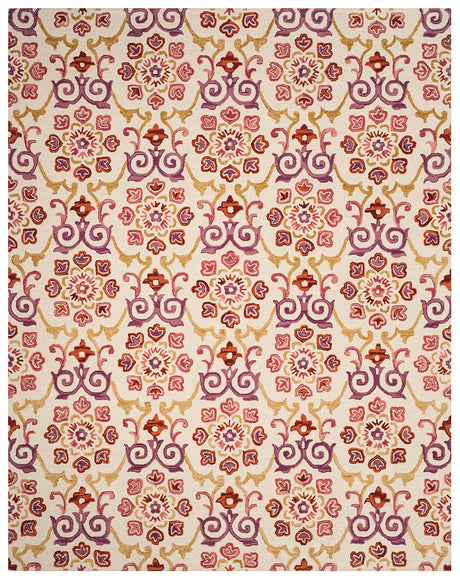 Safavieh Suzani Szn377A Ivory / Rust Rugs.