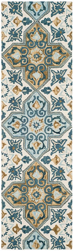 Safavieh Suzani Szn380A Ivory / Blue Rugs.