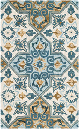 Safavieh Suzani Szn380A Ivory / Blue Rugs.