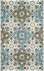 Safavieh Suzani Szn380A Ivory / Blue Rugs.