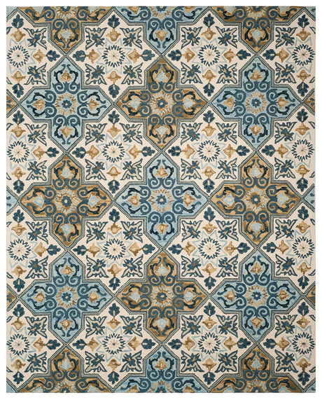 Safavieh Suzani Szn380A Ivory / Blue Rugs.