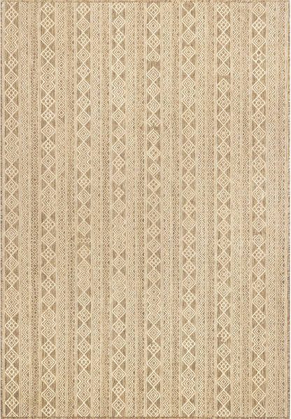 Nuloom Devon Striped Nde1792A Beige Area Rug