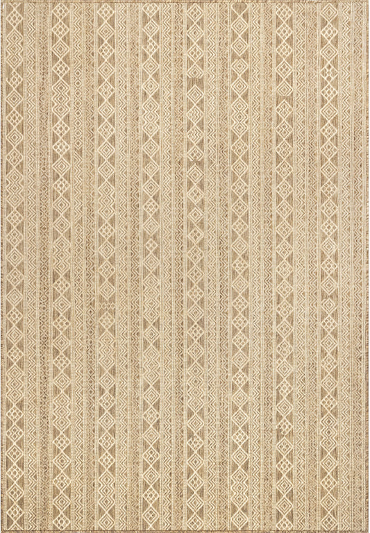 Nuloom Devon Striped Nde1792A Beige Area Rug