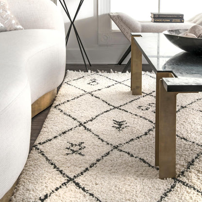 Nuloom Chrissy Moroccan Trellis Nch1844A Off White Area Rug