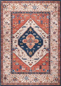 AreaRugs.com Wavaj Nwa1056A Rust Area Rug