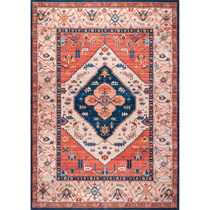 AreaRugs.com Wavaj Nwa1056A Rust Area Rug