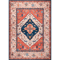 AreaRugs.com Wavaj Nwa1056A Rust Area Rug