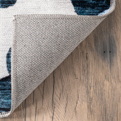 AreaRugs.com Wavaj Nwa1241A Blue Area Rug