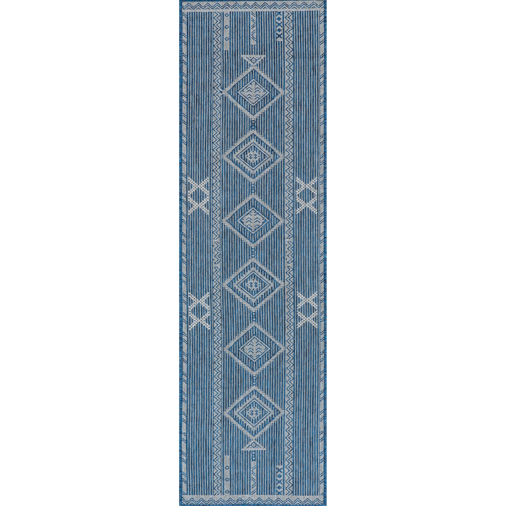 Nuloom Aria Tribal Transitional Nar1809B Blue Area Rug