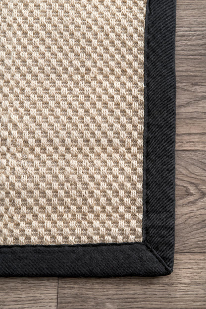 Nuloom Natural Elaine Nna2010A Black Area Rug