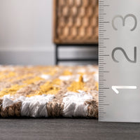 Nuloom Marla Denim And Nma1416D Yellow Area Rug
