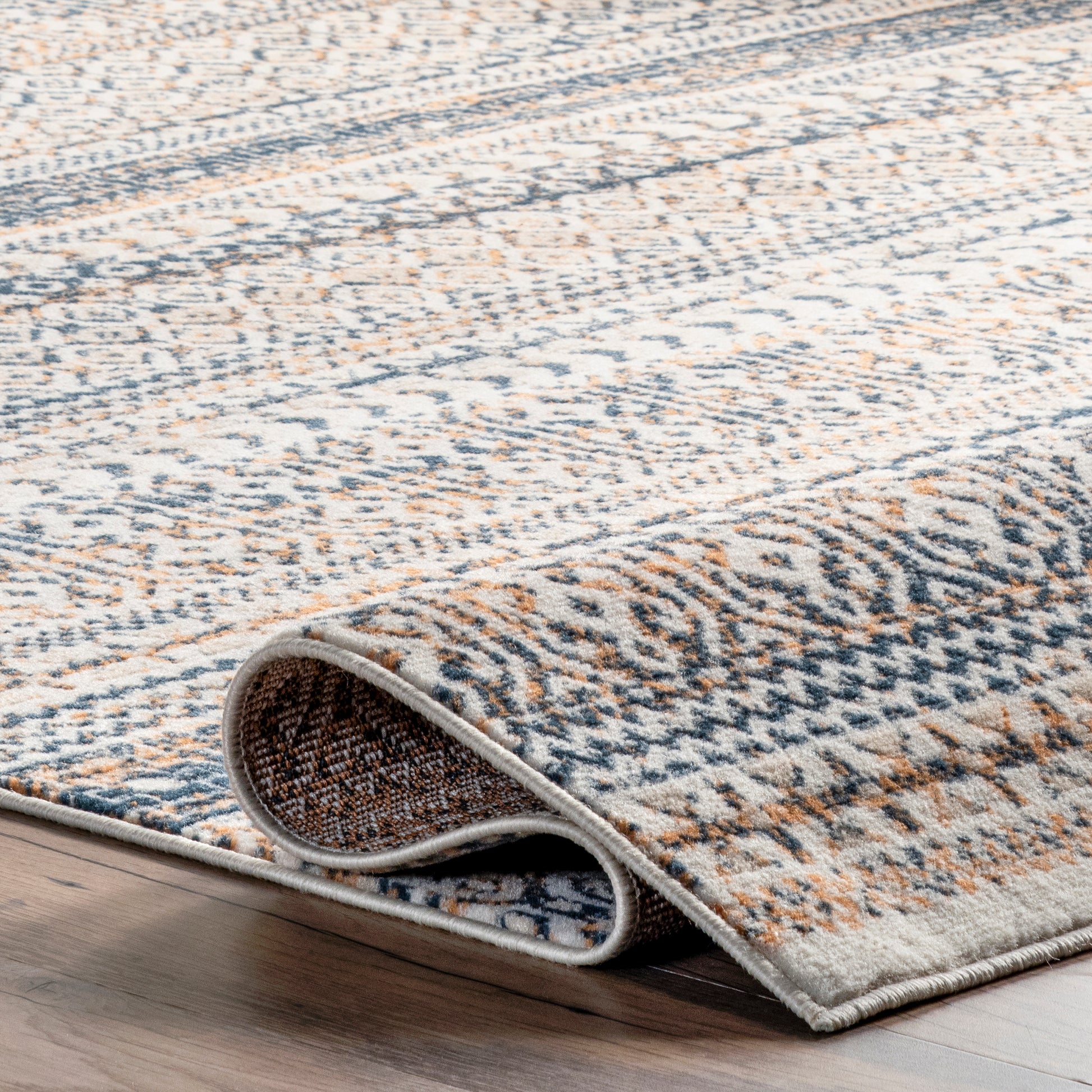 Nuloom Lily Stripes Tribal Nli1733A Beige Area Rug