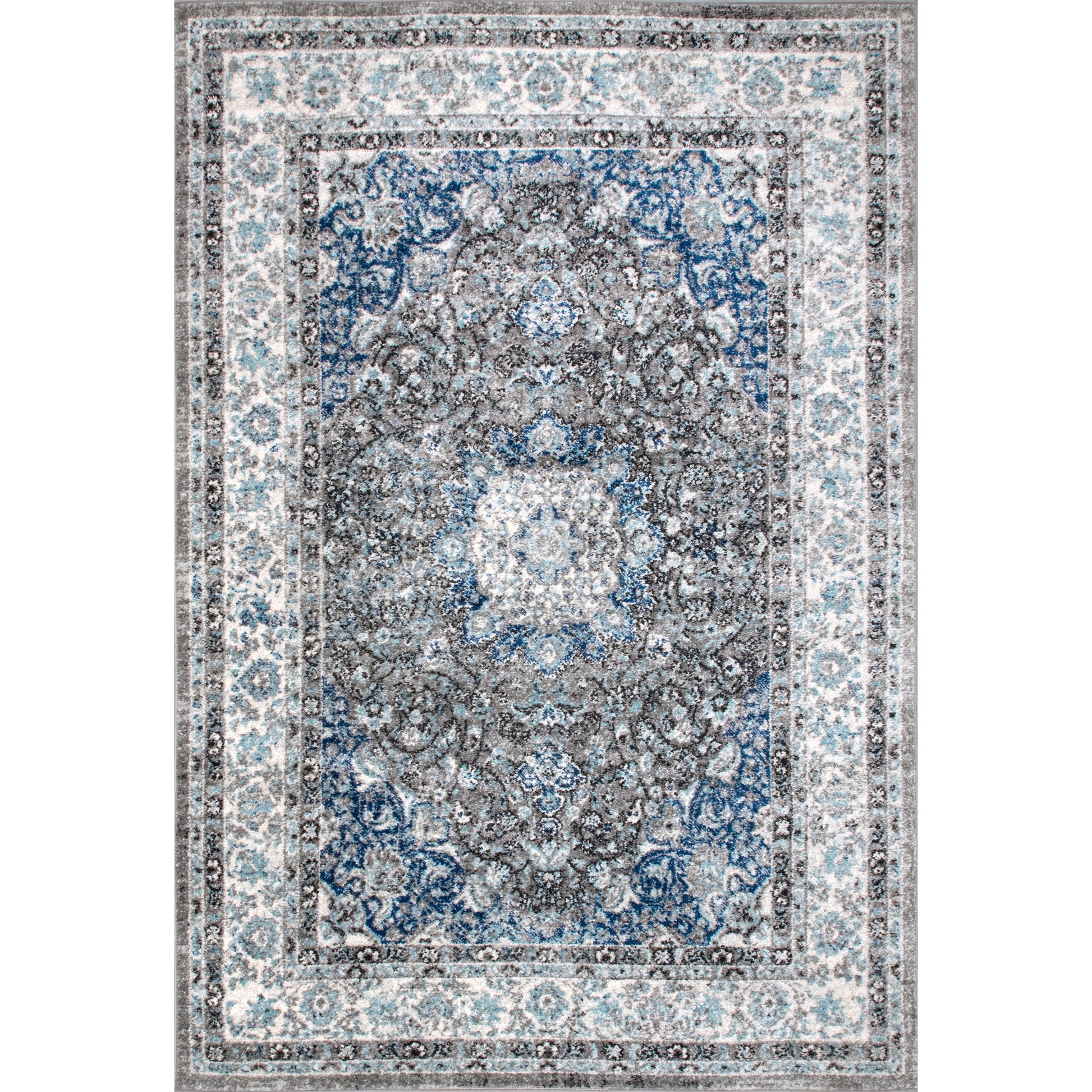 Nuloom Verona Persian Nve3109D Dark Gray Area Rug