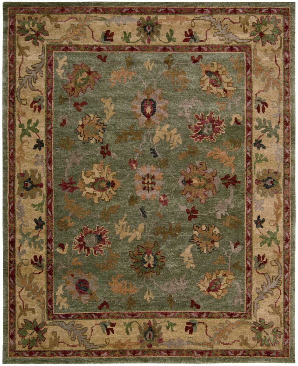 Nourison Tahoe Ta03 Green Area Rug