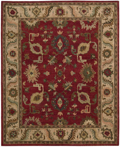 Nourison Tahoe Ta08 Red Area Rug