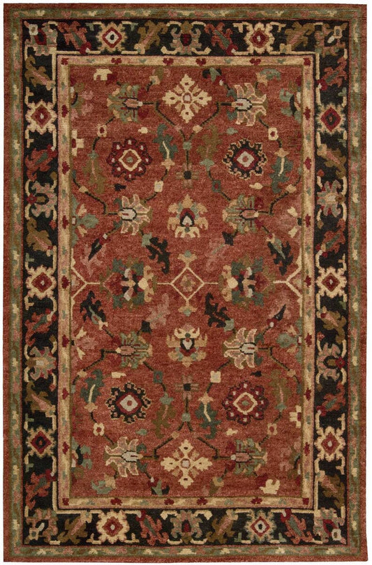 Nourison Tahoe Ta12 Rust Area Rug