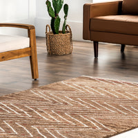 Nuloom Sharie And Global Inspired Nsh2783A Brown Area Rug