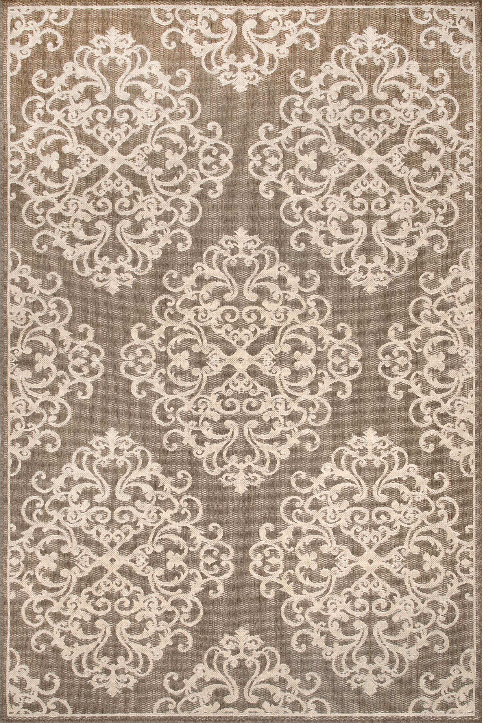 Nuloom Jazmine Coronated Trellis Nja2873A Beige Area Rug